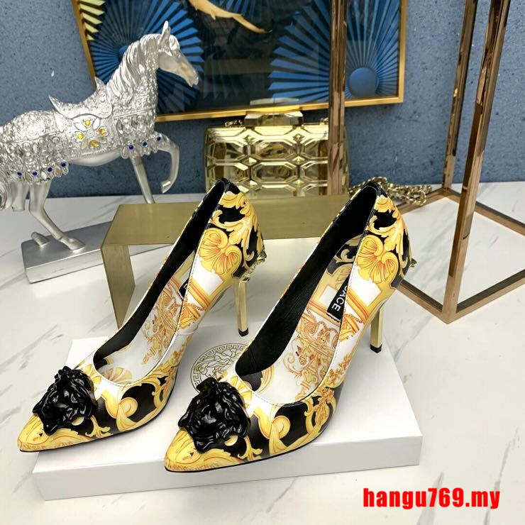 versace high heel shoes