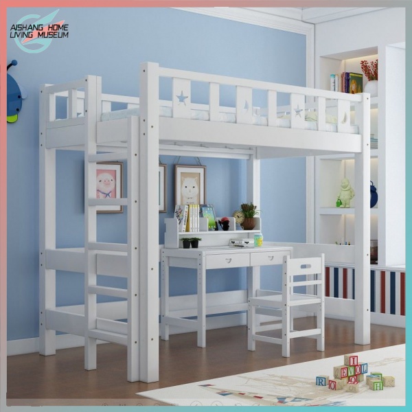 Bunk Bed With Desk S And, Bunk Bed King Full Overhead