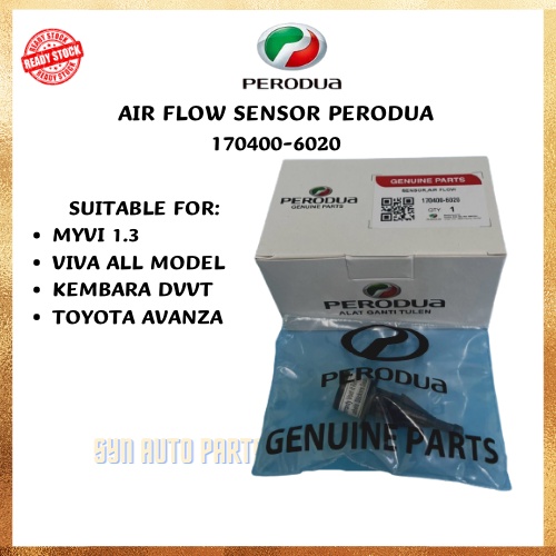 AIR FLOW SENSOR PERODUA MYVI 1.3,VIVA 1.0,AVANZA (1704006020) Shopee