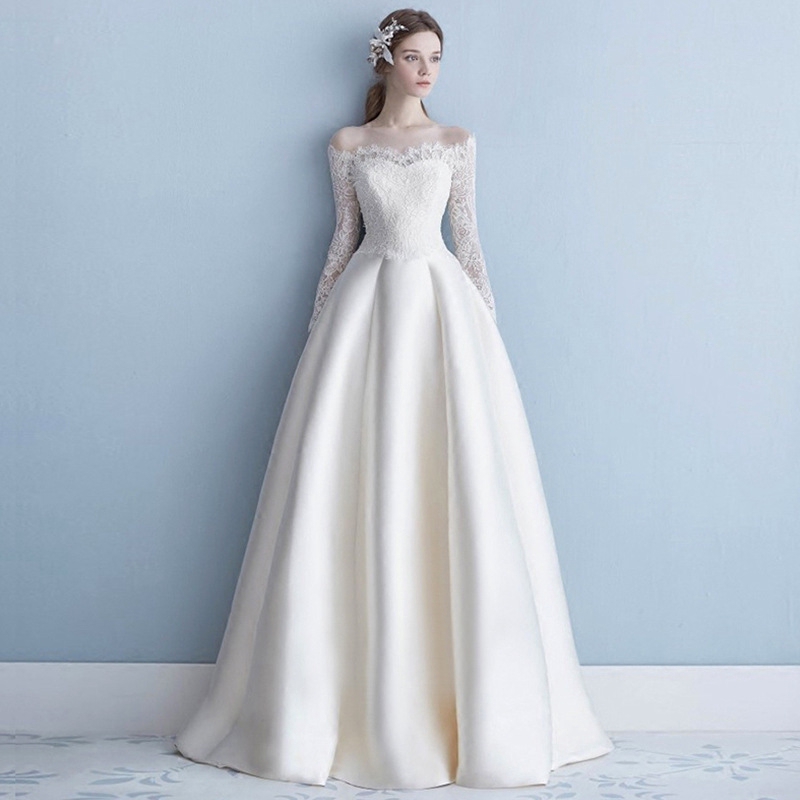 wedding dress for slim girl