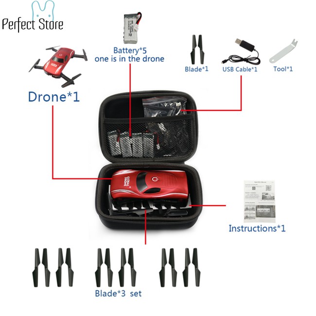 E013 JY019 X6 GW58 E010S JY018 E50 Foldable RC Drone Quadcopter Carrying Case Box Drone Handbag for E58 E010 