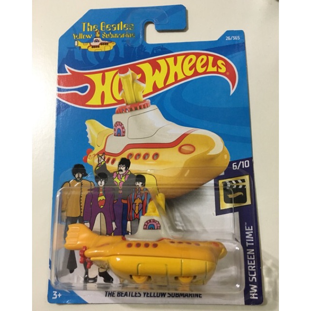 beatles hot wheels 2018