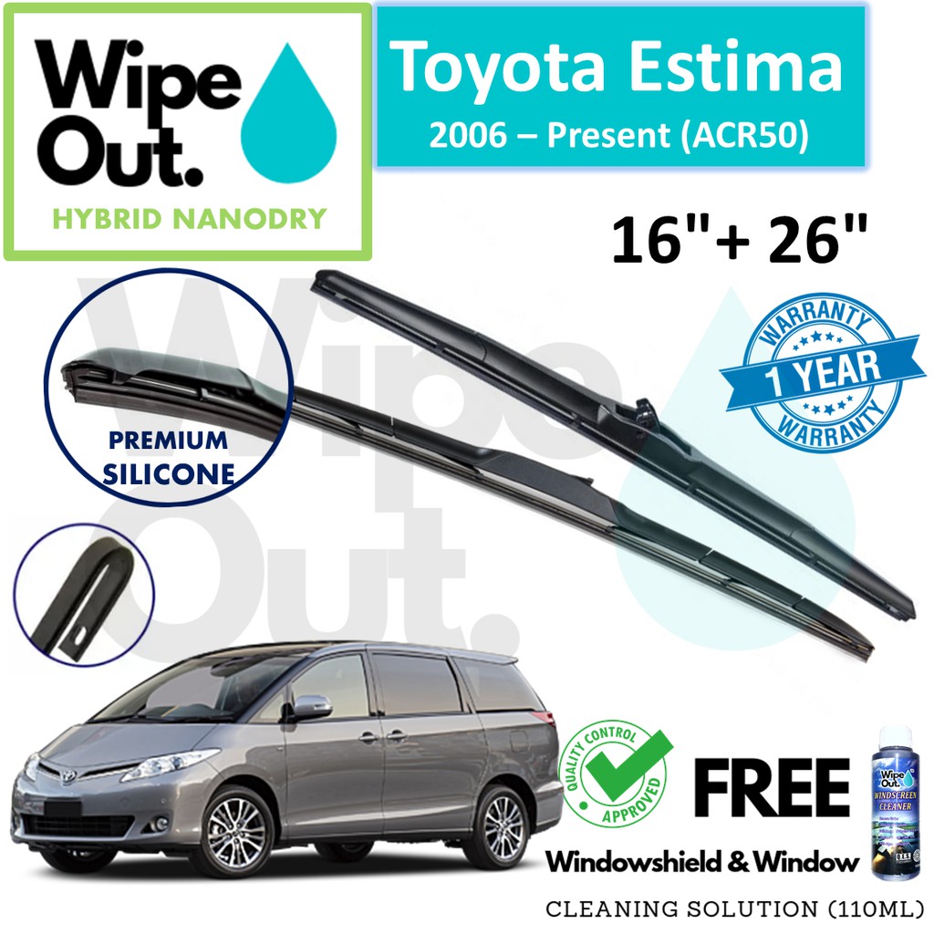 [PREMIUM] Toyota Estima ACR50 2006 Present WipeOut HYBRID NANODRY