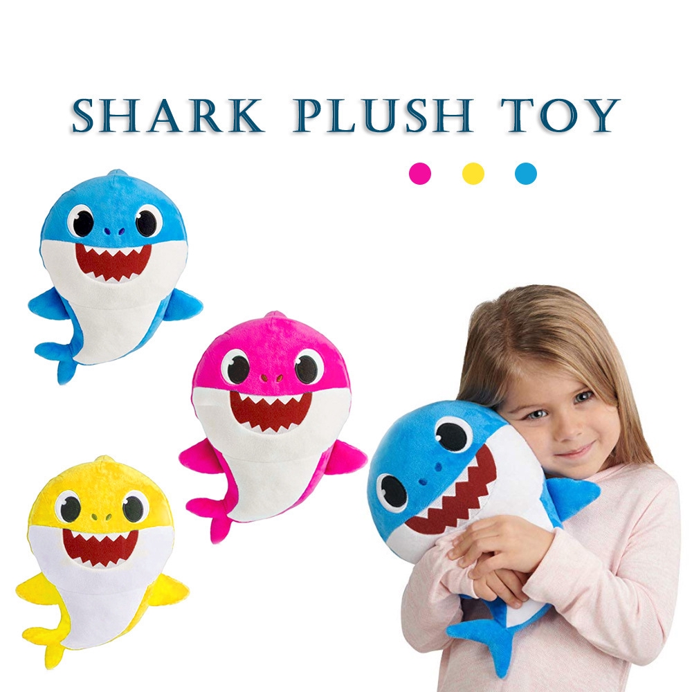 baby shark light singing plush