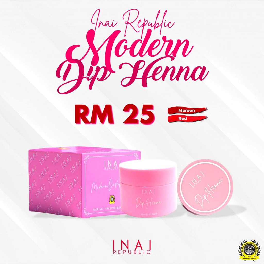 Inai Republic Dip Henna Shopee Malaysia