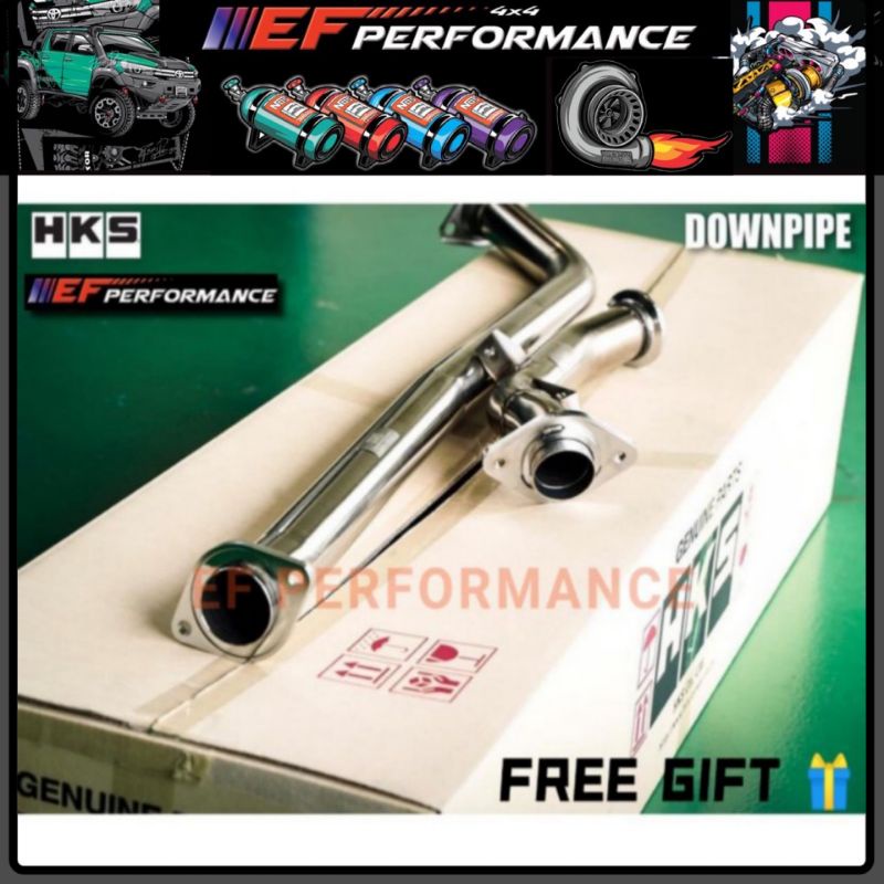 HKS LEGAMAX DOWN PIPE HILUX REVO / FORTUNER 2GDFTV 2.4L 1GDFTV 2.8L
