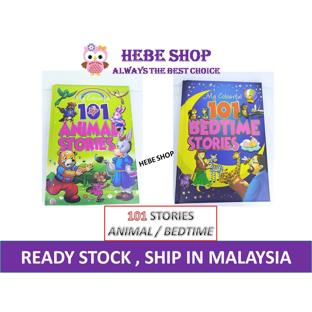STORY BOOK - MY COLOURFUL 101 BEDTIME/ANIMAL STORIES BOOKS | Shopee Malaysia