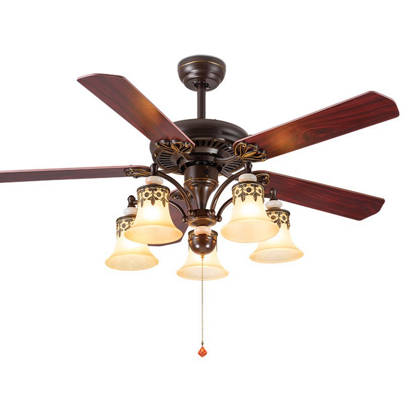 Fan Light Ceiling Fan Antique Living Room Bedroom Study Fan