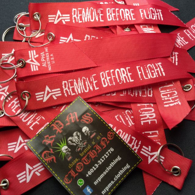 alpha industries remove before flight