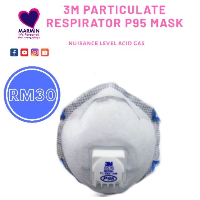 3M PARTICULATE RESPIRATOR P95 MASK Shopee Malaysia