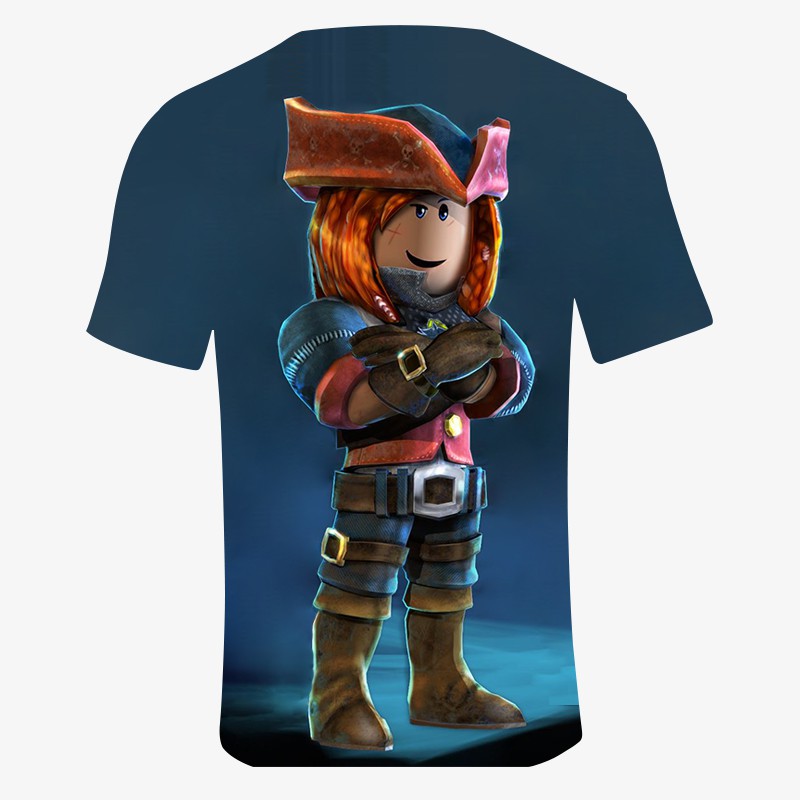 Explosion Models 3d Color Printing Cool Digital Printing Roblox Korean Version Of The Tide Clothing Short Sleeve Shopee Malaysia - roblox wear models