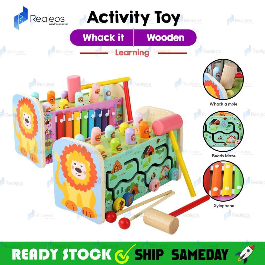 Realeos Music Wooden Toy Educational Early Learning Montessori