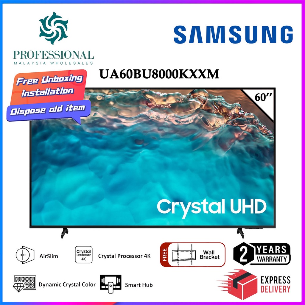 New Samsung Bu8000 Crystal Uhd 4k Smart Tv Qled 4k Q60b 2022 43 50556065 6922