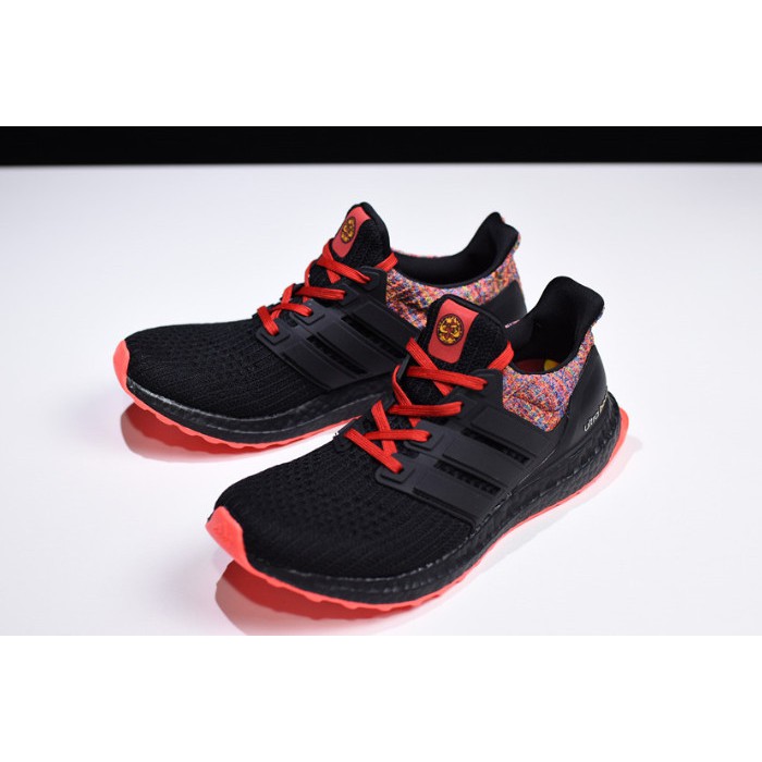 adidas black rainbow shoes