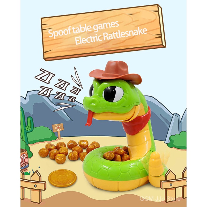 Practical Jokes Electric Scary Rattlesnake Bite Hand Childrens Toys