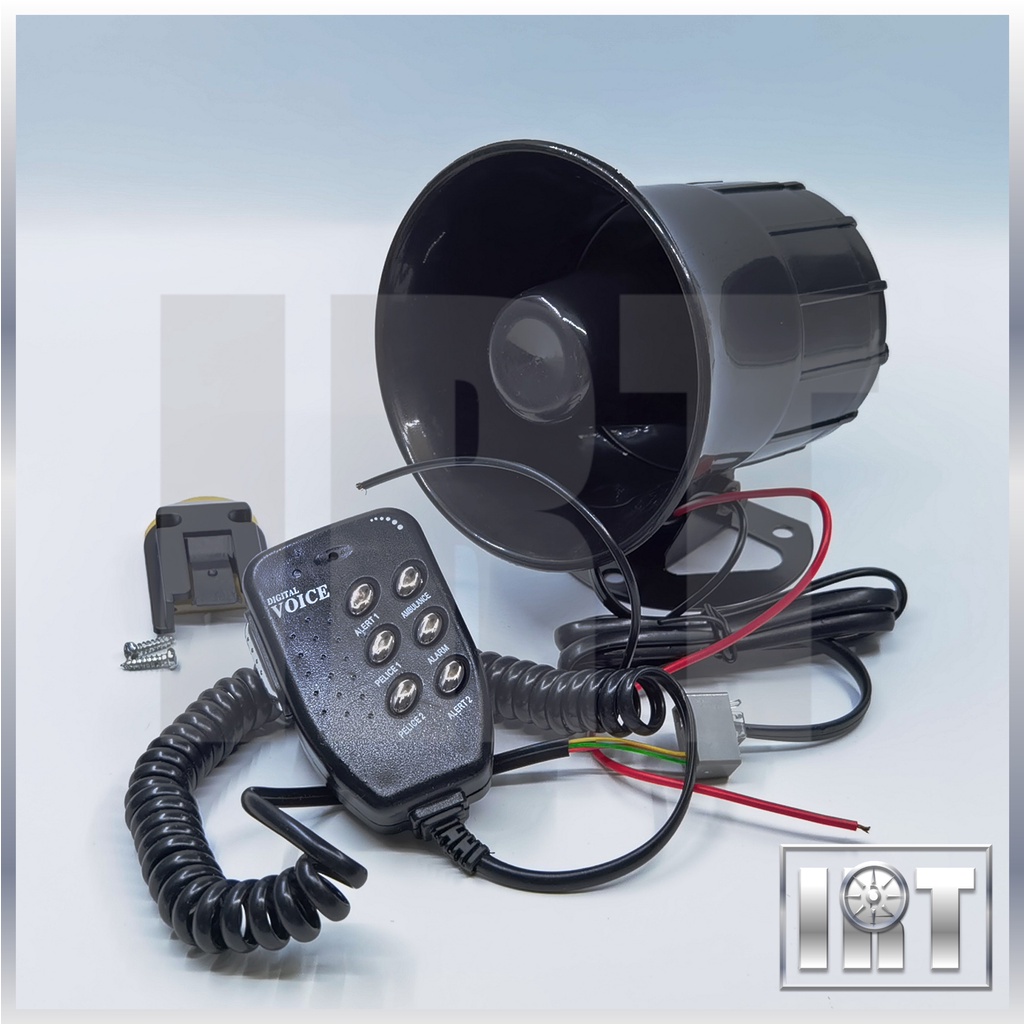 6 Sound Horn Alarm Siren Car Motorcycle Moto Kereta Saga Wira BLM FLX Hilux Vigo Kancil Kenari Alza Axia Bezza LMST Viva