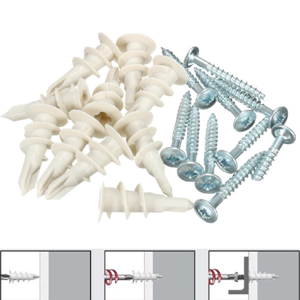 10100PCS Gypsum Board Expansion Screw Screw Type Wall Plug C With