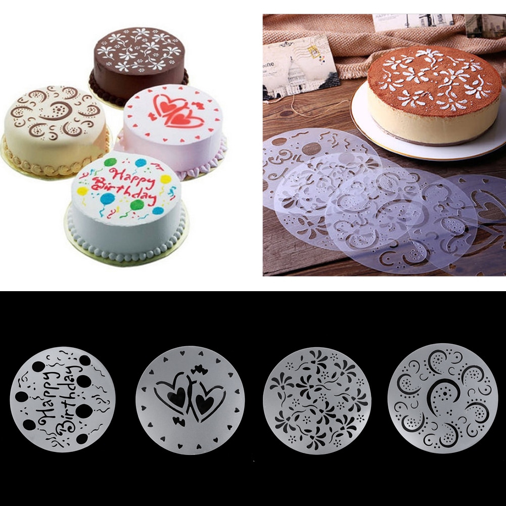 4pcs-cake-biscuit-stencil-bakery-tool-fondant-mold-baking-fondant-cake