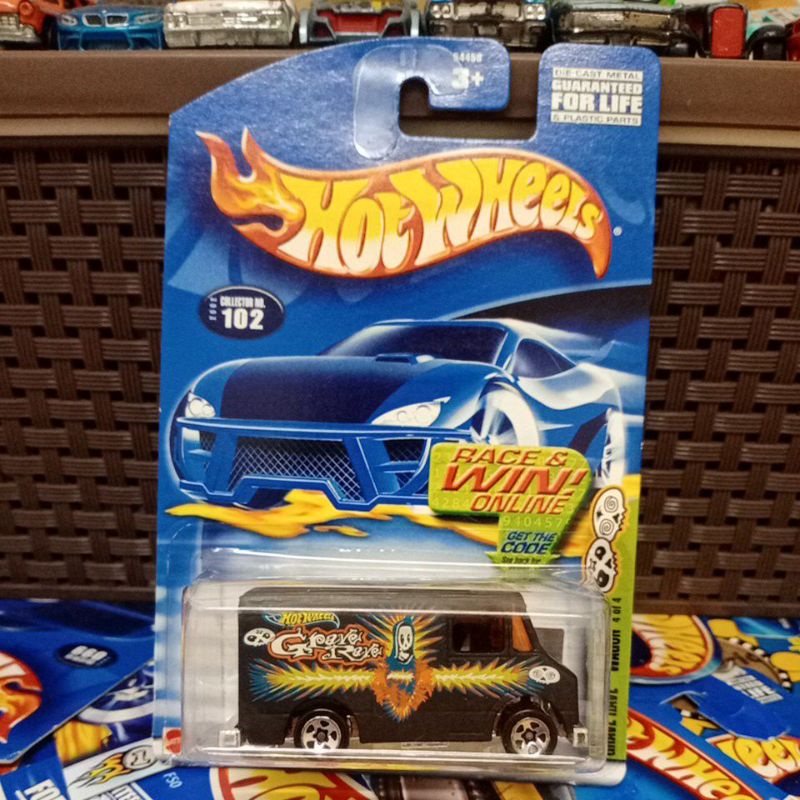 HOTWHEELS ORIGINAL!! GRAVE RAVE WAGON!! OLD TRUCK CARD COLLECTOR ...