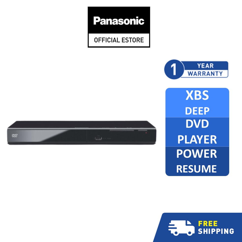 PANASONIC DVD-S500 DVD Player USB Basic Model DVD-S500GA-K MP3 CD 2 ch  Analogue JPEG Xvid Pemutar DVD DVD机 | Shopee Malaysia