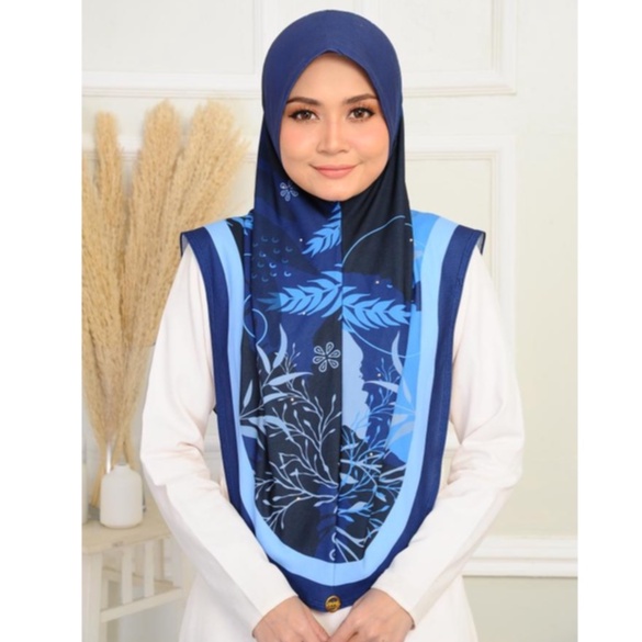 Trend Tudung Printed Flora Dalam Penampilan Harian