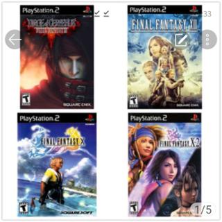 New Disc Not Used Ps2 Final Fantasy Ff Vii Cerberus X X 2 Xii Games Shopee Malaysia