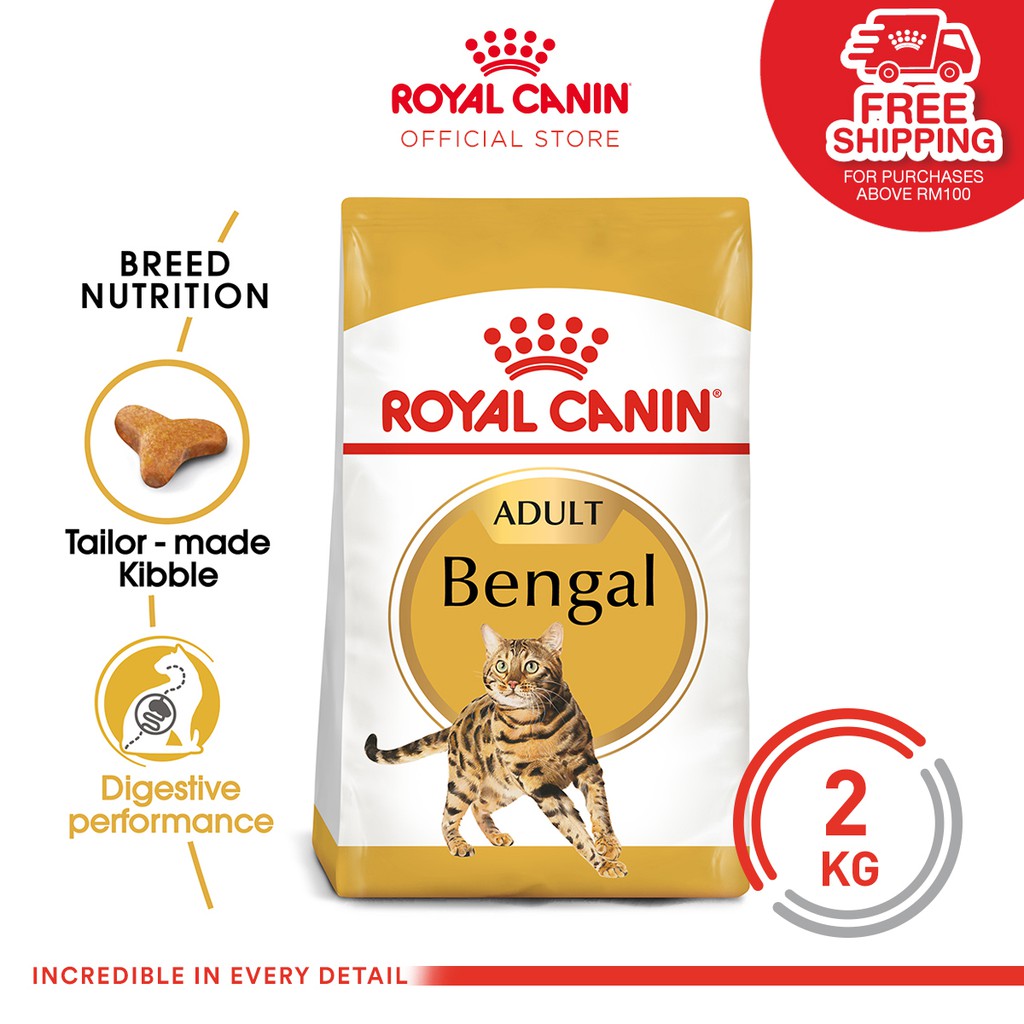 Royal Canin Feline Breed Nutrition Bengal Adult (2kg) Shopee Malaysia