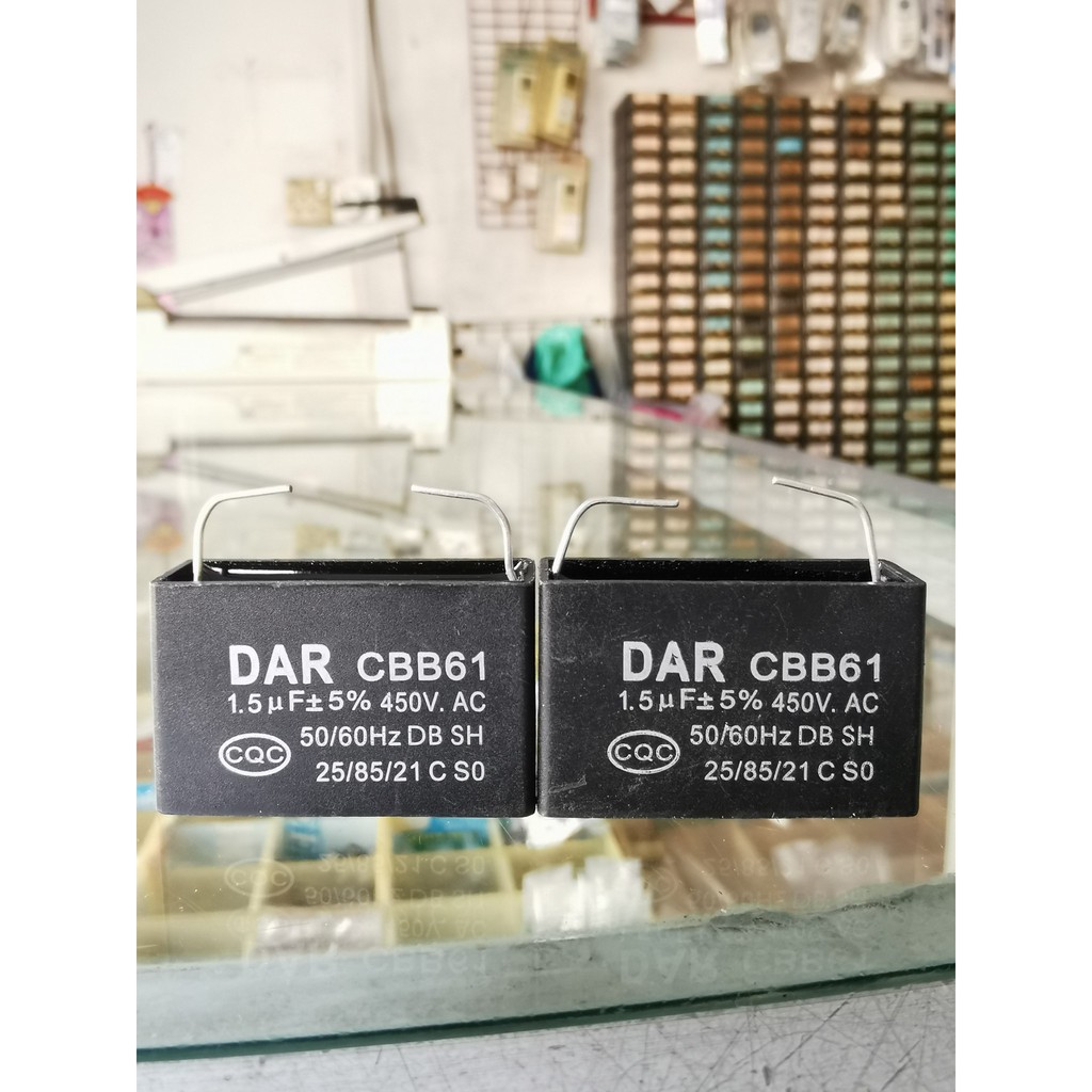 Capacitor For Ceiling Fan Motor Pin Type Running Starting Capacitor(1.5
