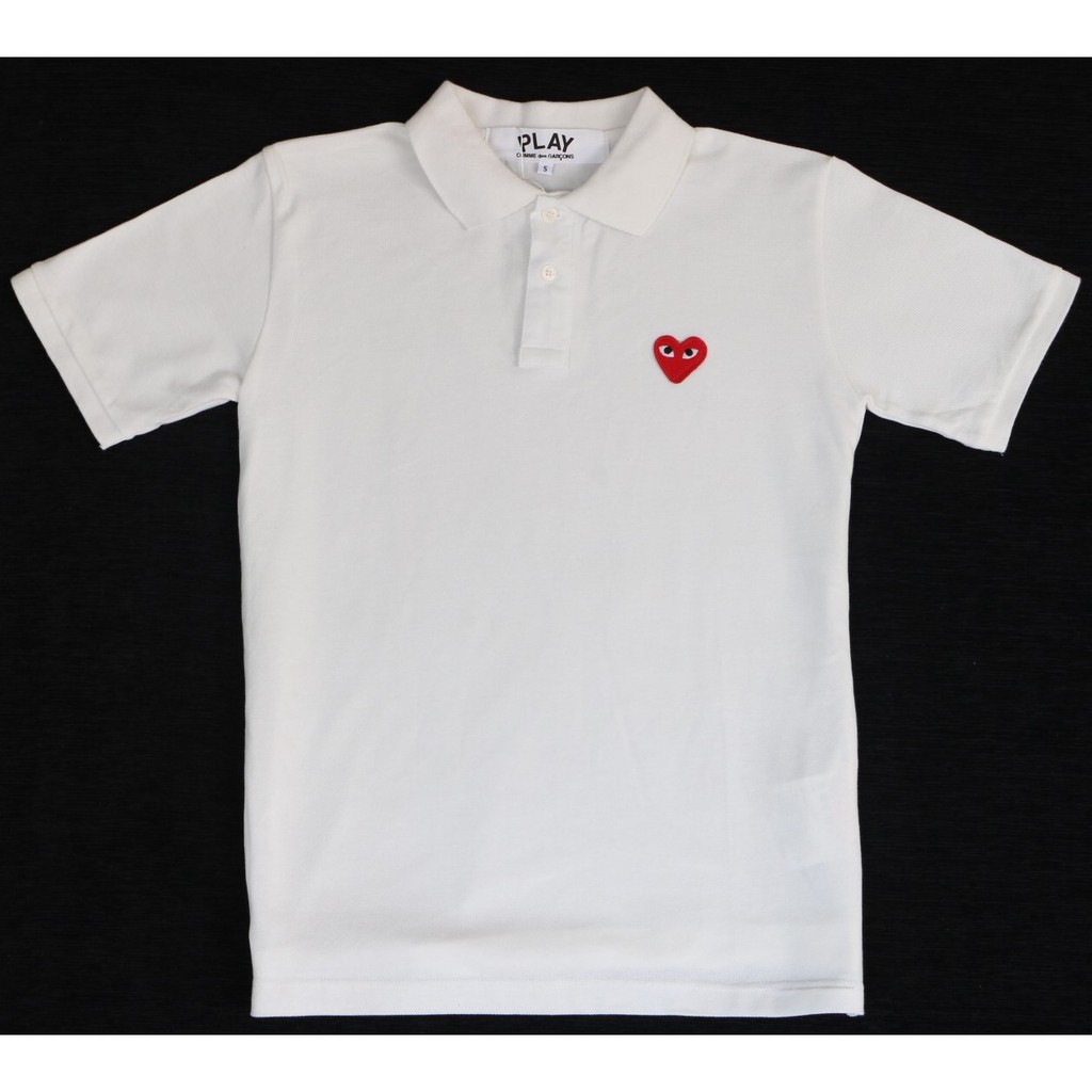 cdg collared shirt