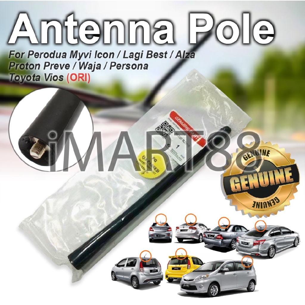 Original Perodua Myvi Lagi Best Alza Axia Antenna Assy 