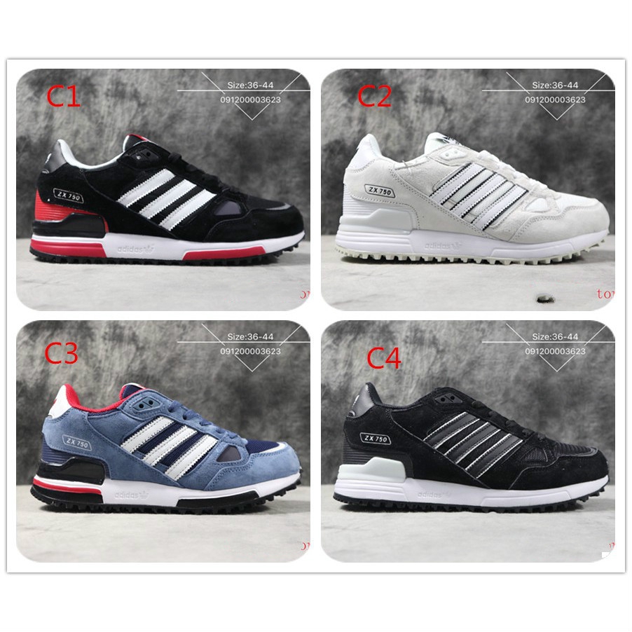 adidas zx 750 black red