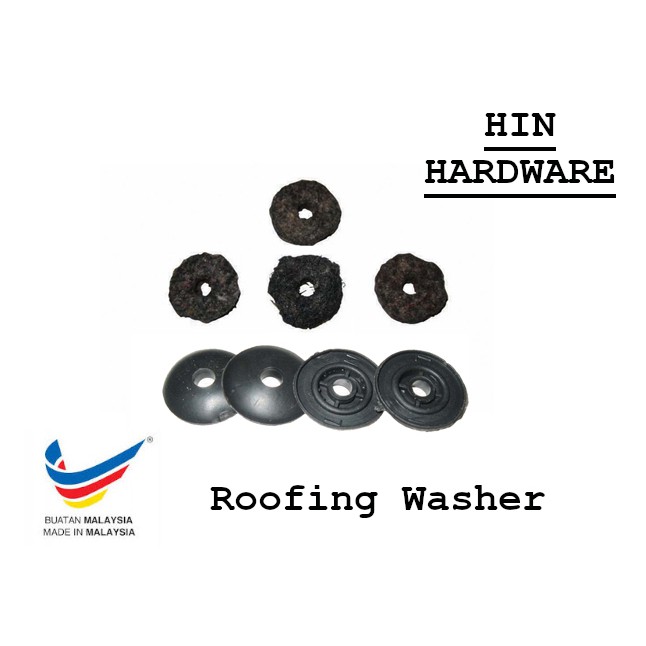 HIN Woolen & Rubber Roofing Nail Washer / Wasia PVC & Wasia Gabus Paku