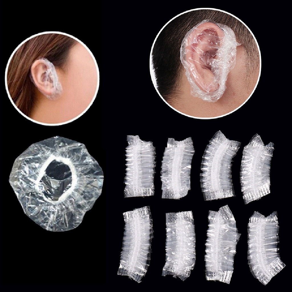 [Beautyoufeel] 100pcs Waterproof Ear Cover Bath Shower Salon Ear