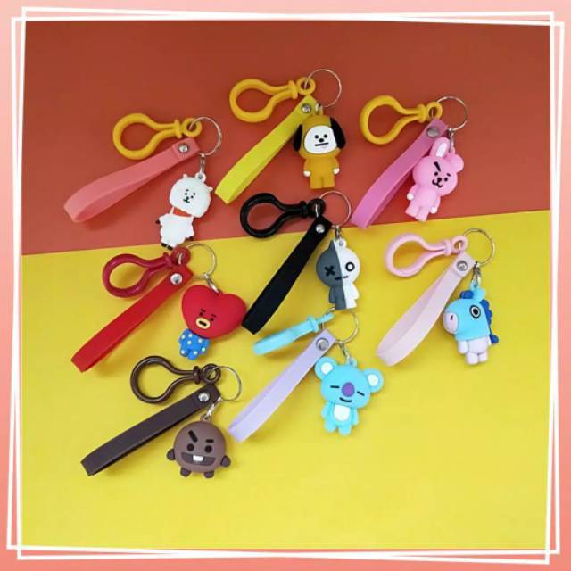 GANTUNGAN Bt21 STRAP KEYCHAIN DOLL KPOP BTS Character KEYCHAIN | Shopee ...