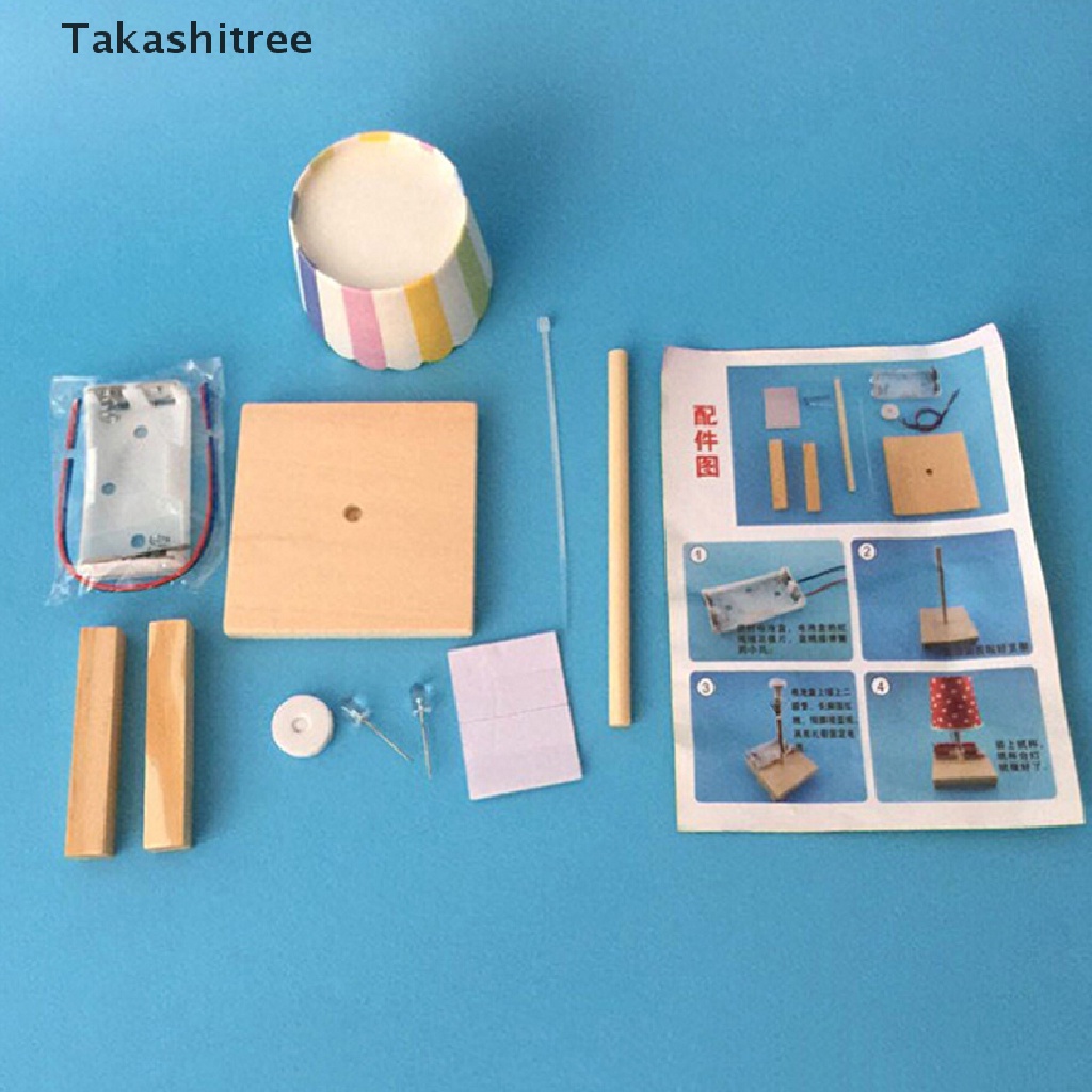 Must Versatile Takashitree/ Kids Science Experiment DIY Toys Mini Wooden Table Lamp Gizmo Set Popular - Image 5
