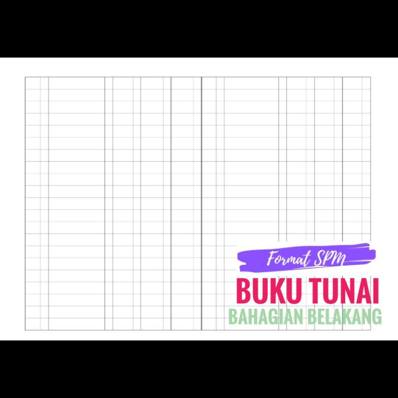 Kertas Buku Tunai Prinsip Perakaunan A4 80gsm 1 Helai Shopee Malaysia