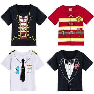 Kids Boys Fireman T Shirt Baby Heavy Cotton Tee Toddler Short Sleeve Tops Infant Print T Shirt Children Summer T Shirt Shopee Malaysia - 2019 summer children clothing boy and girls t shirt cartoon fireman roblox short sleeve kids tee wish