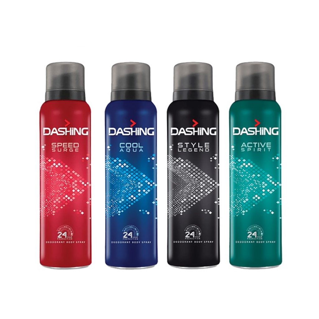 Dashing Deo Body Spray 125ml ( Active Spirit / Cool Aqua / Speed Surge