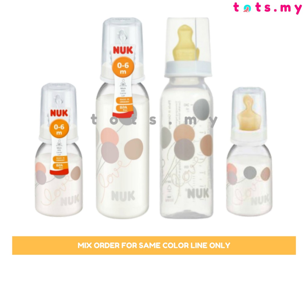 nuk standard neck bottles