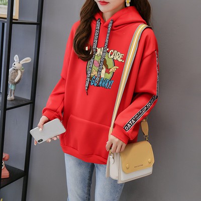 Hoodie Female Loose Cashmere Thickening Anti Pilling Ball 9 Colors Shopee Malaysia