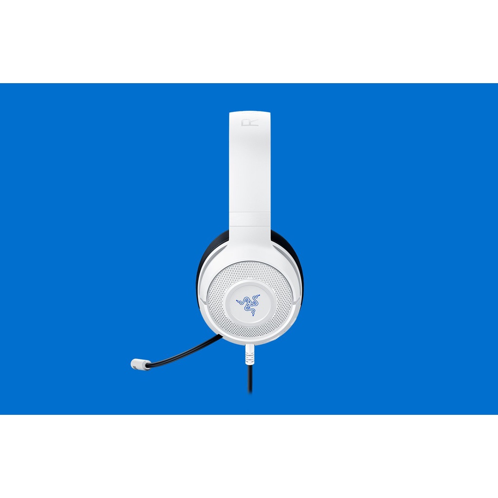 Razer Kraken X Wired Playstation White Razer Gaming Headset Ps5 Ps4 Switch Mobile Pc Ultra Light Comfort Shopee Malaysia