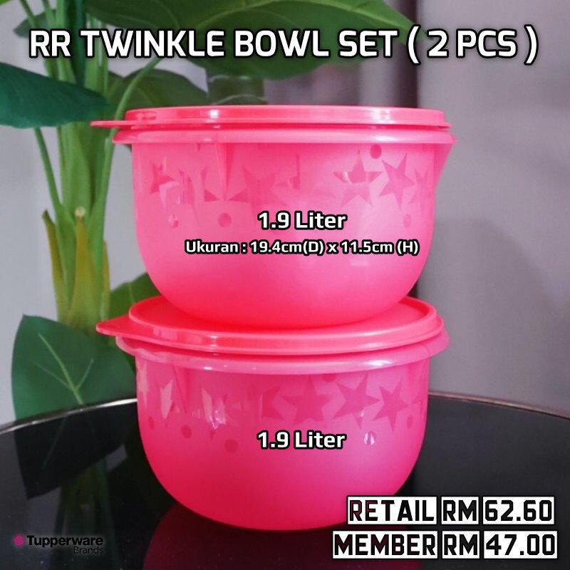 Tupperware Twinkle Bowl 1.9L