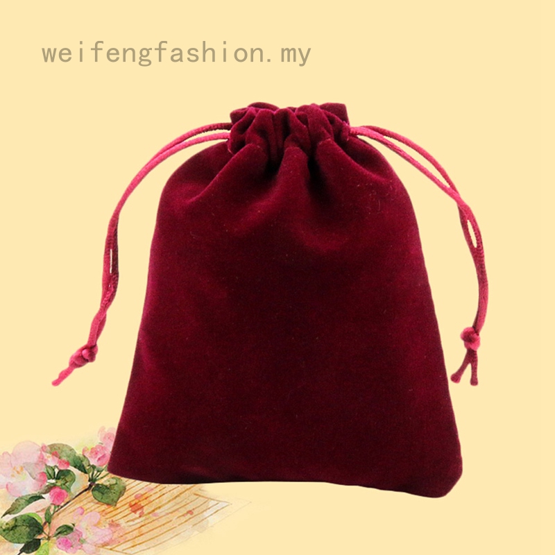 Style Travel Drawstring Velvet Pouch Pendulum Bag Jewellery Gift Ornaments Packaging Bags UK Fashion Accessory - Image 2
