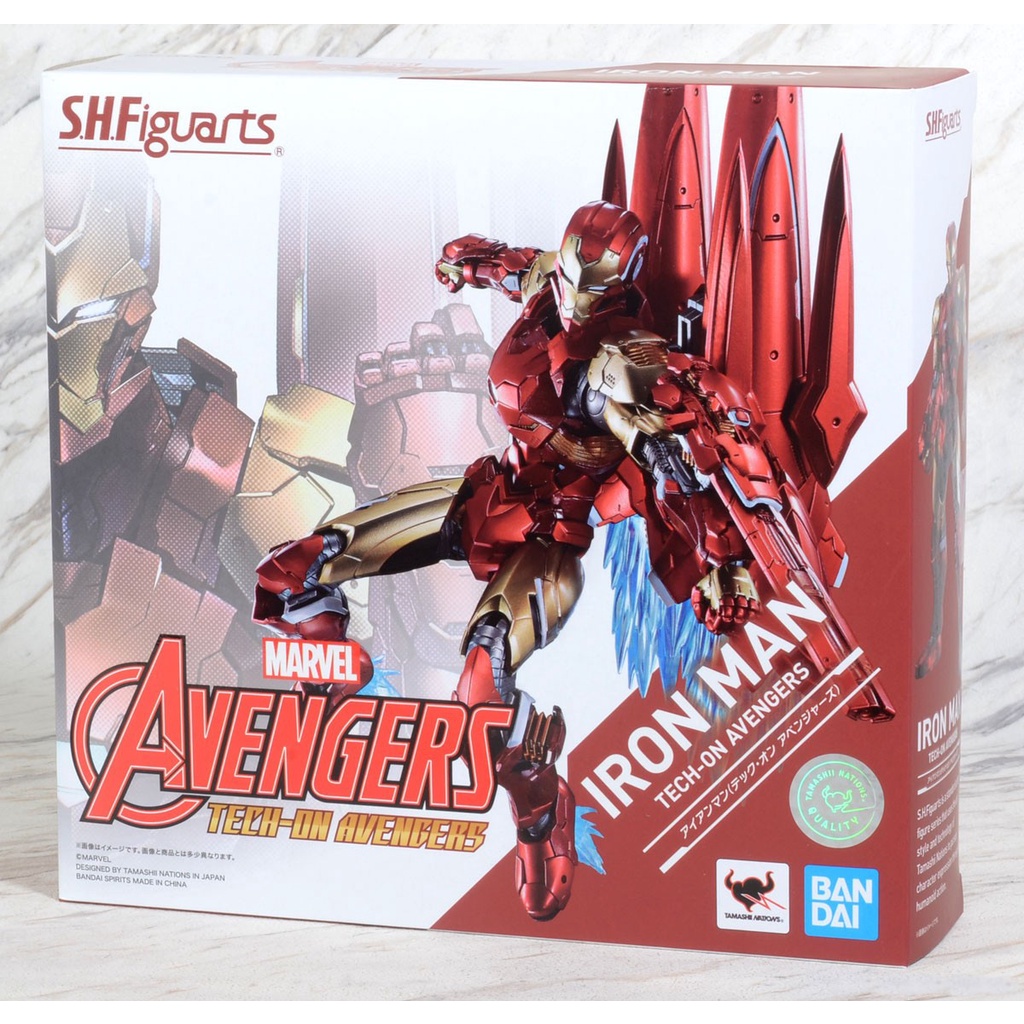 Bandai Spirits S.H.Figuarts SHF Iron Man (Tech-On Avengers) | Shopee ...