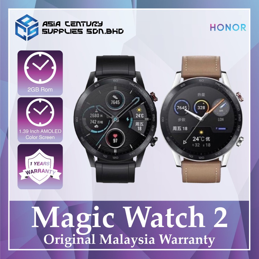 Honor Magic Watch 2 - Original Malaysia Warranty | Shopee ...