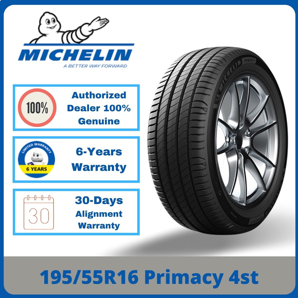 195 55r16 Michelin Primacy 4st Year 2021 Shopee Malaysia