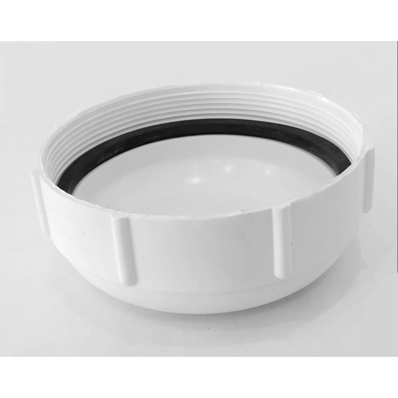 4" (110MM) UPVC FITTING FLOOR GULLY CAP WITH RUBBER RING / TRAP COVER