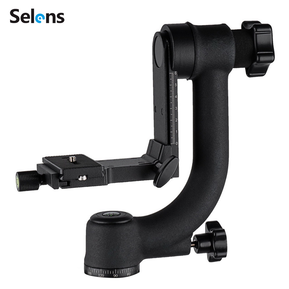 Selens Panoramic Gimbal Head 360° Rotation Effortless Capture Telephoto ...