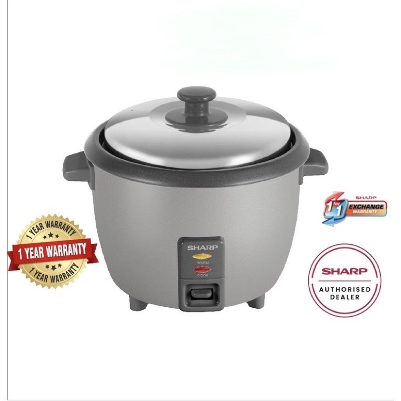 SHARP Rice Cooker (Non-Stick) Periuk Nasi - 1L /1.8L/2.2L/2.8L/4.5L