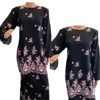  Baju  Kurung  Moden corak  songket 2021 Hannah s7 Shopee 